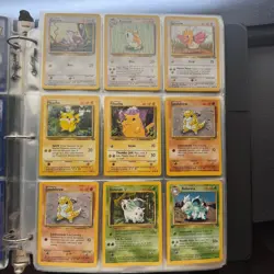 256 Pokemon Card Binder Mix of Holo Shadowless Never-Played w/ Charizard Holo - Image 4