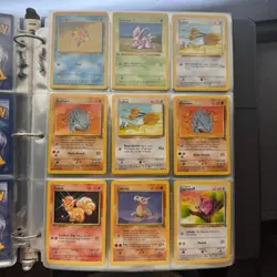 256 Pokemon Card Binder Mix of Holo Shadowless Never-Played w/ Charizard Holo - Image 5