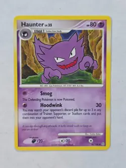 Pokemon TCG Haunter 40/100 Stormfront Uncommon card Normal NM - Image 1