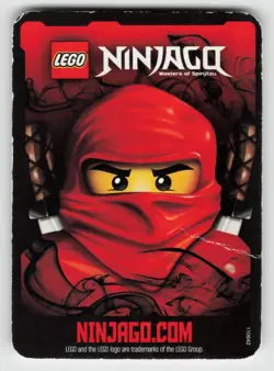 2012 LEGO Ninjago TCG - JAY ZX - Non Holo Lightning Character Card #9/125 - Image 2
