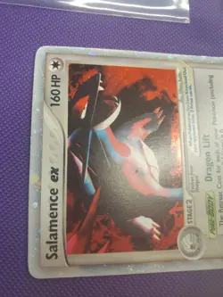 2005 Salamance EX 103/107 Deoxys Holo Rare Pokemon TCG Card See Pictures - Image 2