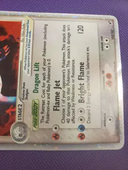 2005 Salamance EX 103/107 Deoxys Holo Rare Pokemon TCG Card See Pictures - Image 3