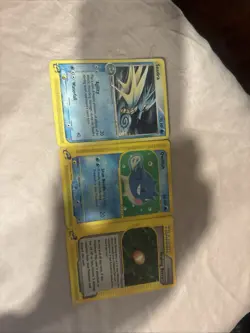 Pokemon TCG 3 Card Lot Seadra Qwilfish Healing Berry - Image 1