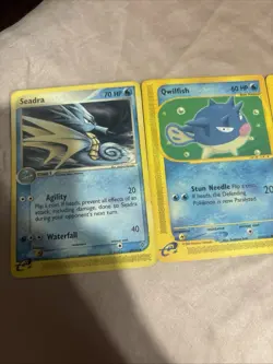 Pokemon TCG 3 Card Lot Seadra Qwilfish Healing Berry - Image 2