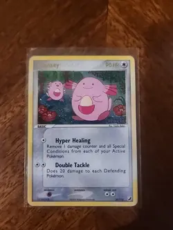 Pokemon Chansey TCG Reverse Holo Stamped EX Unseen Forces 20/115 Rare Card - Image 1
