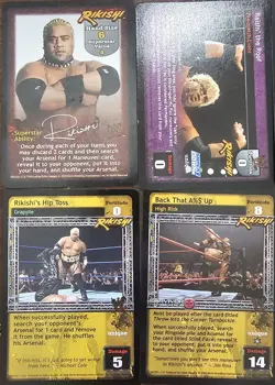 WWF WWE Raw Deal CCG Rikishi 10 Card Lot Including Trademark Finisher - Image 4