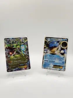 Rayquaza EX & Blastoise EX Basic English Holo Lot Pokemon TCG EX Cards - Image 1