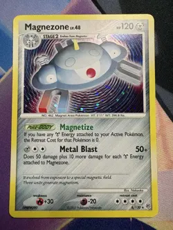 Pokemon TCG: Magnezone 8/130 (2007) Diamond & Pearl • Holo Card - Image 1