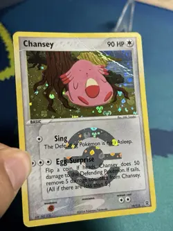 Chansey 19/112 Ex FireRed & LeafGreen Reverse Holo Foil Stamped Pokemon Card HP - Image 3