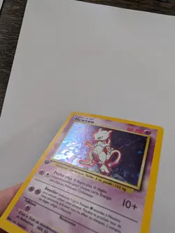 Mewtwo Holo 10/102 French Pokemon Card Base Set 1999 1st Edition - Image 5