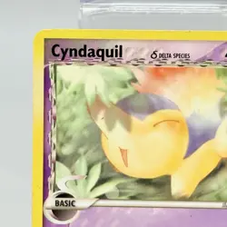 Cyndaquil 45/101 Pokemon Dragon Frontiers Delta Species 2006 Card LP - Image 2