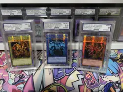 Yu-Gi-Oh Legendary Collection God Cards Set Obelisk/Slifer/Ra QCSR - Image 1