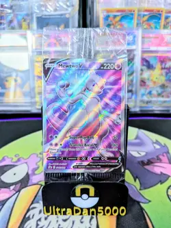 Pokemon Mewtwo SWSH229 Full Art Promo Card Sealed - Image 1