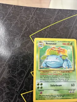 Pokemon TCG Venusaur Holo Rare Card 15/102 Base Set WOTC 1999 - Image 3