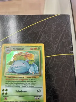 Pokemon TCG Venusaur Holo Rare Card 15/102 Base Set WOTC 1999 - Image 4