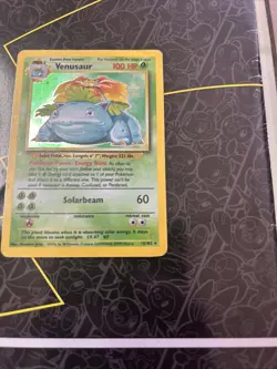 Pokemon TCG Venusaur Holo Rare Card 15/102 Base Set WOTC 1999 - Image 5