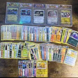 100x Pokemon Cards Bundle Pack Bulk ! 10+ Holo / Rev Holo Minimum Guarantee 🔥🔥 - Image 1