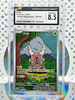 CGC 8.5 Pinsir 168/167 Twilight Masquerade Secret Illustration Rare Pokemon Card - Image 1