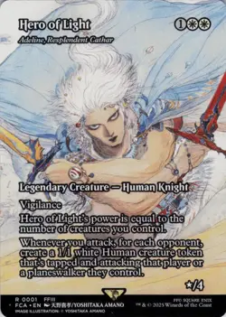 Hero of Light Showcase - Final Fantasy: Through the Ages - 1 NM - Image 1