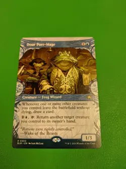 Dour Port-Mage (Showcase) Bloomburrow Regular - Image 1