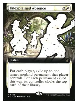 Unexplained Absence (extended art) murders at kalov manor MTG - NM+ - Image 1