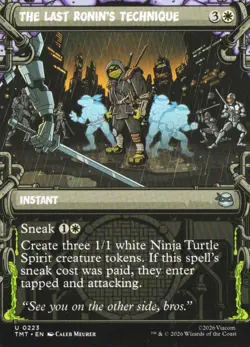 The Last Ronin's Technique (Showcase) U Teenage Mutant Ninja Turtles 223 NM - Image 1