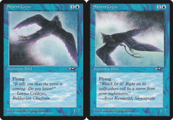 STORM CROW x4 mtg NM/NM- Alliances 4 Common BOTH ART - Image 1