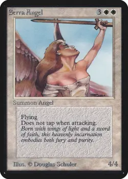 Serra Angel [Limited Edition Alpha] Magic MTG - Image 1