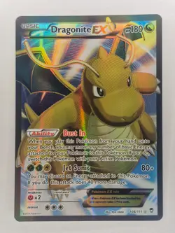 Pokemon XY Furious Fists Dragonite Ex Full Art Holo 108/111 NM - Image 1