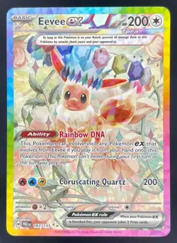 2025 Pokemon Prismatic Evolutions #167/131 Eevee ex - Image 1