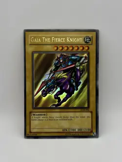 Yu-Gi-Oh! TCG : Gaia The Fierce Knight - LOB-006! ULTRA RARE! - Image 1