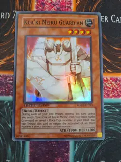 Yu-Gi-Oh! TCG Koa'ki Meiru Guardian RGBT-ENPP3 Super Rare Limited Lightly Played - Image 1