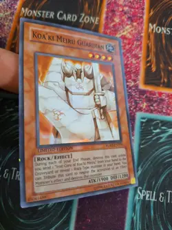 Yu-Gi-Oh! TCG Koa'ki Meiru Guardian RGBT-ENPP3 Super Rare Limited Lightly Played - Image 2