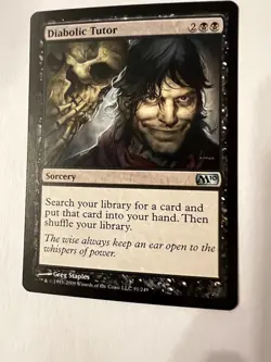 MTG Diabolic Tutor Commander Magic The Gathering NM Card X Multiples - Image 3