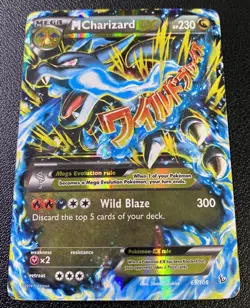 Pokemon TCG Mega M Charizard EX Flashfire Holo Ultra Rare Card 69/106 🔥📈 - Image 1