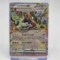 Pokemon TCG Cyclizar ex 159/191 Surging Sparks Double Rare Rainbow Holo Card - Image 1