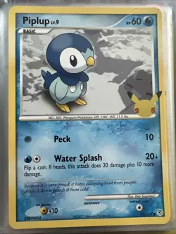 Jumbo Sinnoh Starter Pokemon Cards - Full Set (Turtwig, Chimchar, Piplup) - Image 1