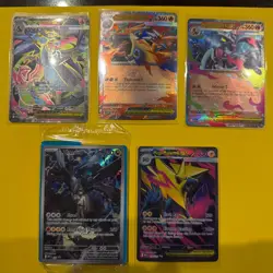 Mega Charizard X ex 109/094 Me02: Phantasmal Flames Holo Lot Of 5 Cards - Image 2