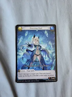 Grand Archive Anime Expo 2025 Promo Card Non Foil Freezing Hail Nova Aokami - Image 1