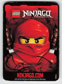 2012 LEGO Ninjago TCG - INNER PEACE - Non Holo Lightning Card #58/125 - Image 2