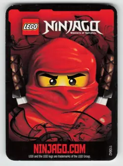 2012 LEGO Ninjago TCG - CHAIN LIGHTNING - Non Holo Lightning Card #52/125 - Image 2