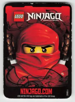 2012 LEGO Ninjago TCG - NRG JAY - Non Holo Lightning Character Card #10/125 - Image 2