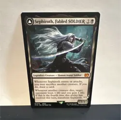 Magic: The Gathering FFVII Sephiroth Fabled SOLDIER & One-Winged Angel Card Lot - Image 1