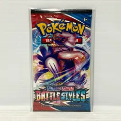 1x Sword & Shield Battle Styles Sealed Pokemon Card Booster Pack - Image 1
