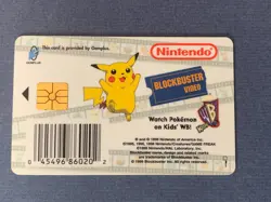 Lot 1999 Nintendo Blockbuster Pokemon Snap Collectible Card Bulbasaur Charmander - Image 3