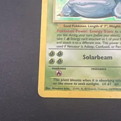 Pokemon Vintage Venusaur 15/102 Base Set Holo Card - Image 5
