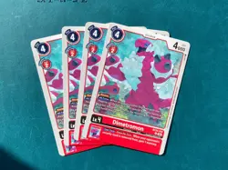 Dimetromon BT24-012 Playset Time Stranger Digimon Card Game x4 - Image 1