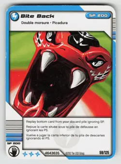 2012 LEGO Ninjago TCG - BITE BACK - Non Holo Lightning Card #59/125 - Image 1
