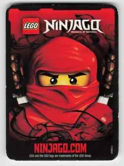 2012 LEGO Ninjago TCG - JAY ZX - Non Holo Lightning Character Card #9/125 - Image 2
