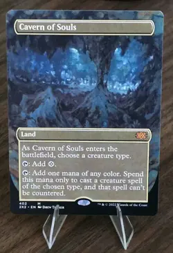 MTG Cavern of Souls (Borderless) Double Masters 2022 Regular - Image 1
